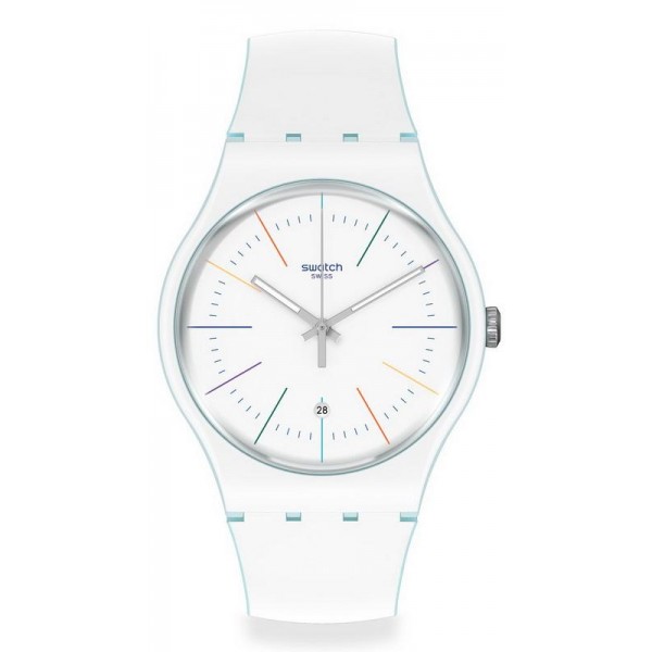 Comprar Reloj Unisex Swatch New Gent White Layered SUOS404