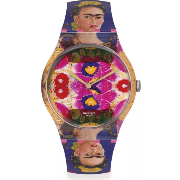 Buy Swatch Watch Centre Pompidou The Frame, by Frida Kahlo SUOZ341