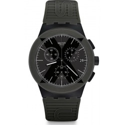 Buy Swatch Men's Watch Chrono Plastic X-District Green SUSB414 Chronograph