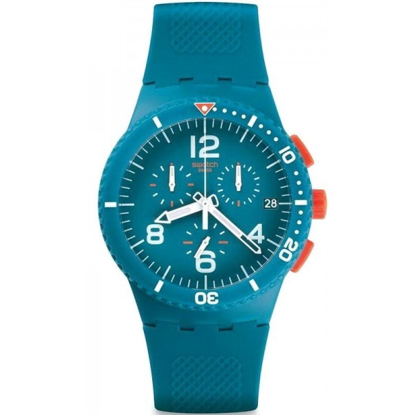 Acquistare Orologio Unisex Swatch Chrono Plastic Patmos SUSN406 Cronografo