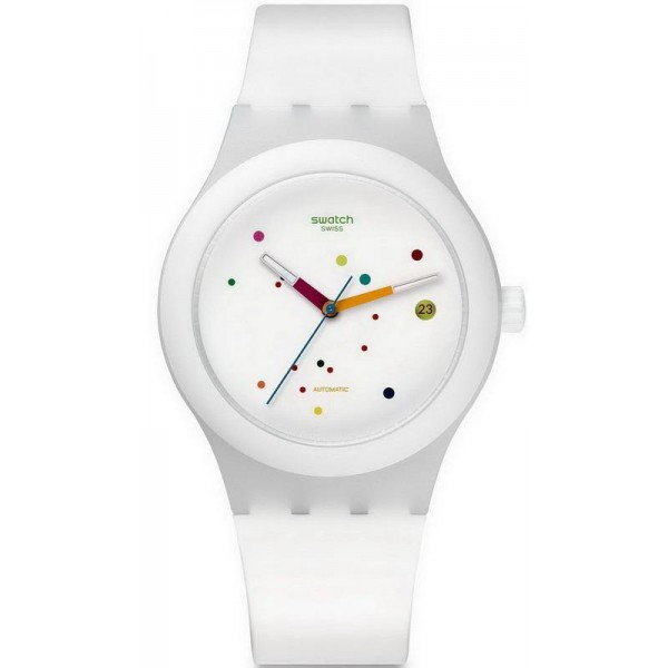 Reloj Unisex Swatch Sistem51 Sistem White SUTW400 Automático Comprar Reloj Unisex Swatch Sistem51 Sistem White SUTW400 Automático
