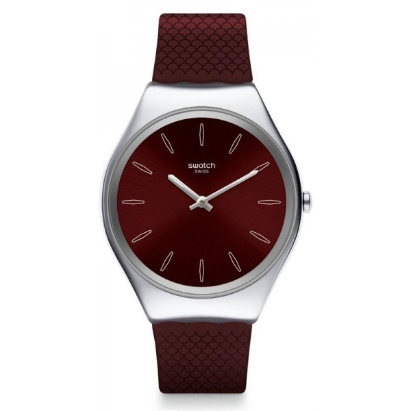 Acheter Montre Femme Swatch Skin Irony Skinburgundy SYXS120