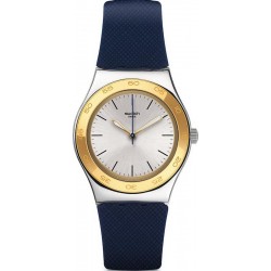 Swatch Ladies Watch Irony Medium Blue Push YLS191