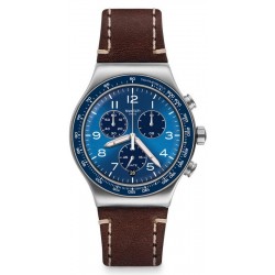 Buy Swatch Mens Watch Irony Chrono Casual Blue YVS466 Chronograph