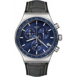 Swatch Herrenuhr Irony Chrono Cobalt Lagoon YVS496 Chronograph