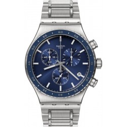 Swatch Herrenuhr Irony Chrono Cobalt Lagoon YVS496G Chronograph